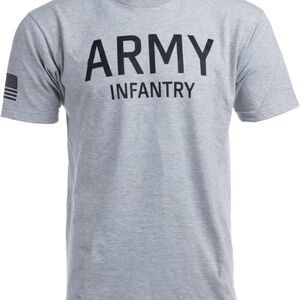Army PT Style Shirt U.S. Military Training Infantry Workout T-Shirt Men’s Medium